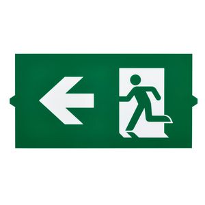 Doos a 100st. EM155Z SLIM WL EXIT SIGN LEGEND LEFT