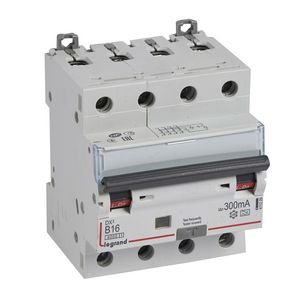 Aardlekautomaat DX3 4-polig B16A 6000A 300mA