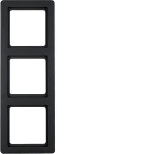 Afdekraam 3-v berker Q.1 antraciet soft-finish