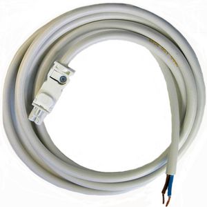 Gecodeerde AC aansluitkabel 2x 1,5mm 2,2 meter