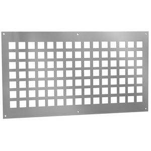 ALU ventilatieplaat 250x450mm