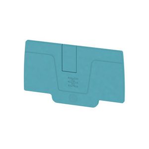 Afsluit- eindplaat blauw h:64.93mm b:2.1mm V-0 Wem VVE=50