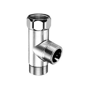 T-stuk3/4" chroom voor ansluitkr.en aanrechtkr
