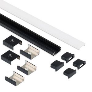 PL1 | installatieset zwart | incl. C1 en accessories