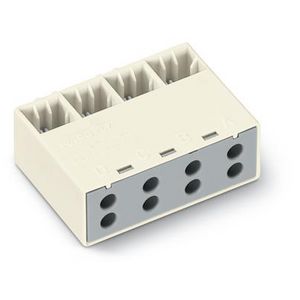 Snap-on type conductor support 4-polig wit/267-328 VVE=500