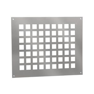ALU ventilatieplaat 300x250mm