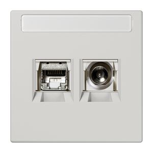 Smart-TV aansluitdoos LS lichtgrijs