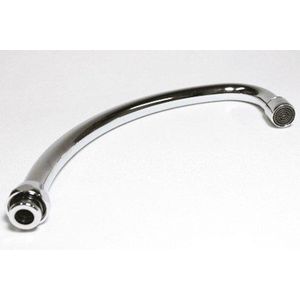 Bovenuitloop M24x1 x 200mm chroom m.perlator