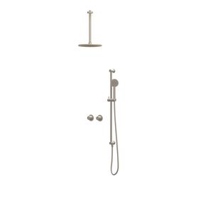 Afbouwdeel regendouche IVY combiset Nexus 3 inbouwthermostaat gebor. nickel CSN3EXGNCECB excl. inbouwbox