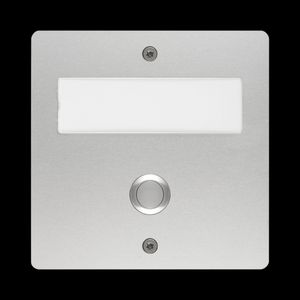 Draadloze etageplaat inbouw aluminium