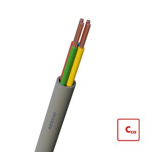 Rol a 100mtr. Nexans HH Cca 4x0,8mm² grijs