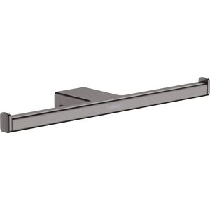 AddStoris dubbele closetrolhouder brushed black chrome