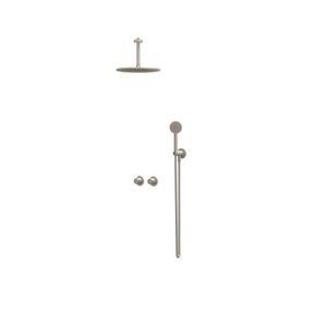 Afbouwdeel regendouche IVY combiset Nexus 3 inbouwthermostaat gebor. nickel CSN3EXGNCFBA excl. inbouwbox