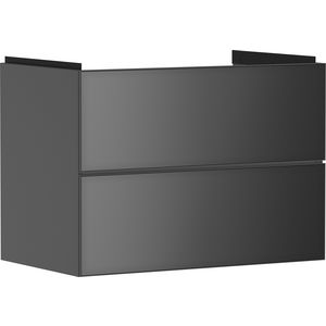 Onderkast Slate Matt Grey / front metallic slate grey 780x475mm 2x la tbv wastafel Xevolos E 54180770