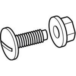 Zeskantbout met moer M8x20 RVS VVE=100