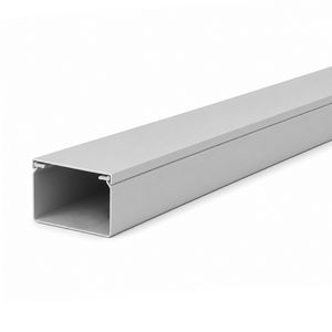 Lengte a 2m. kabelkanaal 60x40mm grijs met folie