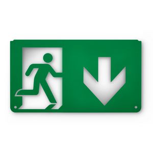 Doos a 100st. EM159Z WL/CM EXIT SIGN LEGEND DOWN