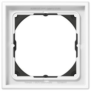 Afdekraam 28mm LS 1v alpinwit sl.v.