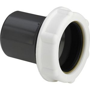 Schroefkoppeling 32x32 kunststof/grijs