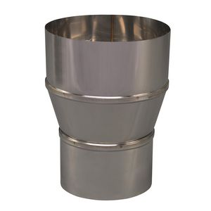 EW RVS verloopstuk 99mm uitw. - 125mm