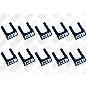 Set a 10st. Clip driewegklep motor