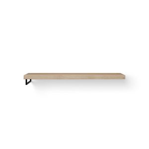 Wastafelblad Base Wood eiken 160cm zwart 1x handdoekbeugel LI.