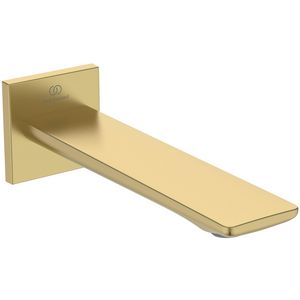 CONCA WALL SPOUT 160MM brushed gold (mat goudkleurig)