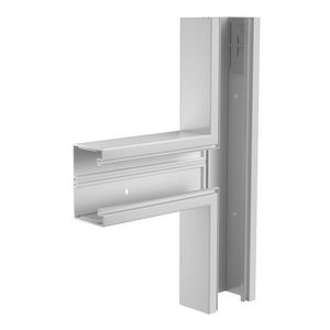 T-stuk 70x110mm polyvinylchlorid lichtgrijs