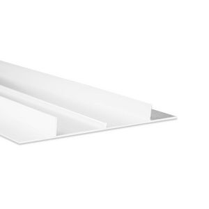LED gipsplaat profiel TBP10 L=2mtr. strips max.11mm RAL9010
