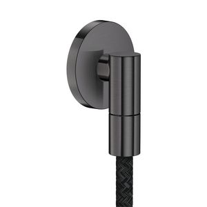 Muuraansluitbocht AXOR Wall outlet Fine rond Brushed Black Chrome