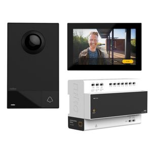 Videokit 2-dr. +controller/buiten- en binnenpost opb. 1 knop