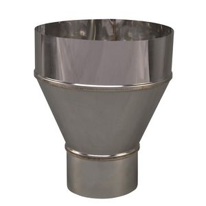 EW RVS verloopstuk 99mm uitw. - 180mm