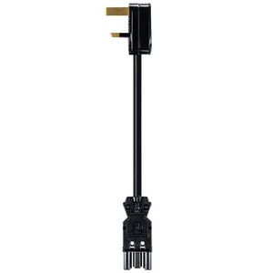 Apparatuuraansluiting GST18I3 UK 1,5mm² 1m H05VV-F VVE=50