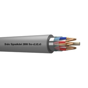 Haspel a 500m. signaal kabel afg Dca gy# 6x2x0,8mm 2806