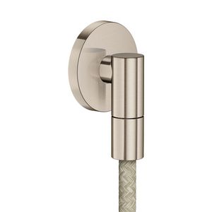 Muuraansluitbocht rond AXOR Wall outlet Fine Brushed Nickel