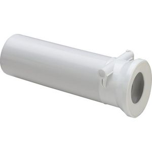 Closet-Aansluitstuk 400 kunststof/alpine-wit