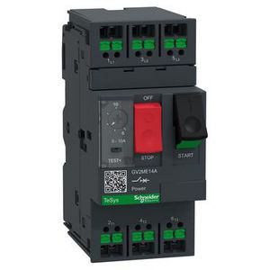 TeSys Deca motorschakelaar 10A thermisch-magnetische drukkno