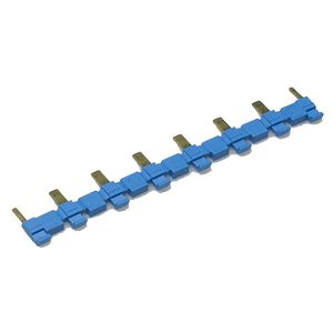 Doorverbindstrip voor 8 aansluitvoeten S.93 blauw