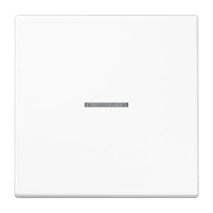 Stuurafdekking LS 1voudig alpinwit HOME