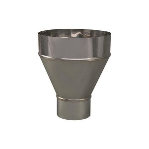 EW RVS verloopstuk 99mm uitw. - 200mm