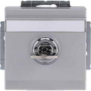 Tekstwandcontactdoos ra kv kd+slot Centraalplaat inb f-alu (20 EUKNBSL-83)