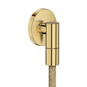 Muuraansluitbocht AXOR Wall outlet Fine rond Polished Gold-Optic