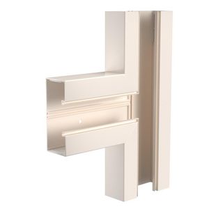 T-stuk 70x170mm polyvinylchlorid creme wit 9001