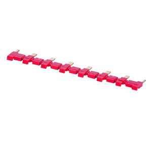Doorverbindstrip voor 8 aansluitvoeten S.93 rood