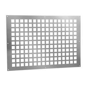 ALU ventilatieplaat 400x200mm