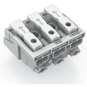 Kroonklem Drukknop extern z. PE-contact wit 294-4003 VVE=500