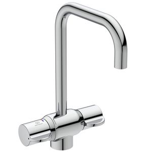 Medical Therm 1-gats keukenthermostaat chroom draaibare uitloop