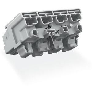 Kroonklem Drukknop extern Linect wit 294-8124 VVE=500