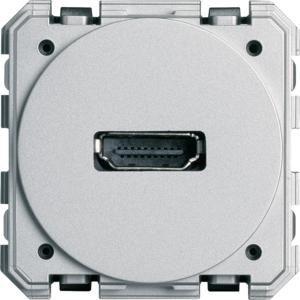 HDMI-aansluitpunt schroefbevestiging 45mm Gallery alulook