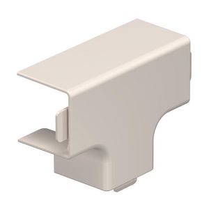 Deksel van T-stuk 25x25mm polyvinylch. creme wit VVE=4